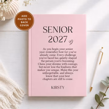 Senior 2027 Journal | High school Senior Journal, College Senior Notebook, Final Year Student Book