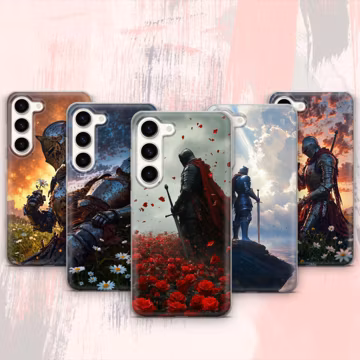 Medieval Knight Phone Case Fantasy Warrior Cover For Samsung Galaxy S26 Ultra S25 FE S24 Plus S23 S22 S21 S20, A17 A26 A37 A57