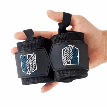 Anime Wrist Wraps: Scout Regiment Lifting Straps