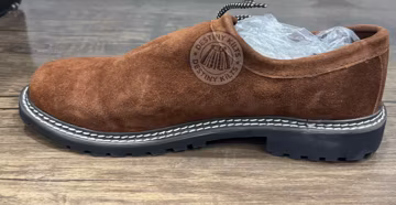Men's Suede Haferl Shoes | Bavarian Oktoberfest Lederhosen Shoes