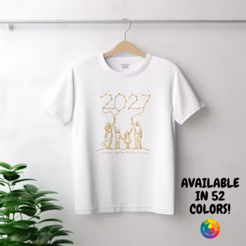 Personalized "Rise Together" Family Constellation New Year's Day Comfort Colors T-Shirt, New Year