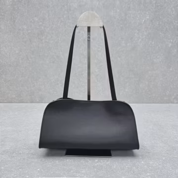 Leather Shoulder Bag, Minimal Design Handbags, Trendy Handbags