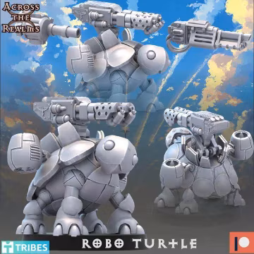 Robo Turtle – Across The Realms – Sci-Fi – Resin Unit