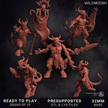 Malachii - WildMesh - Chaos Wrath - Sci-Fi Grimdark Squad Miniatures