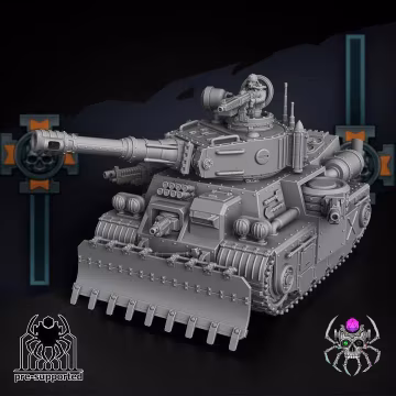 Korps Of Ashes Universal War Machine (all modular parts) – Eight Legs Miniatures – Sci-Fi – Resin Vehicle Kit