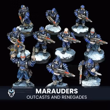 Marauders - WildMesh - Chaos Traitors and Renegades - Sci-Fi Grimdark Squad Miniatures