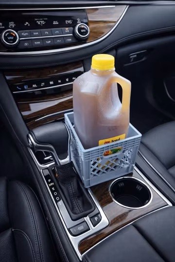 Custom Car Cup Holder 1/2 Gallon β 3D Printed Large Drink Holder Half Gallon for ridshare GrubHub Amazon DoorDash Wawa