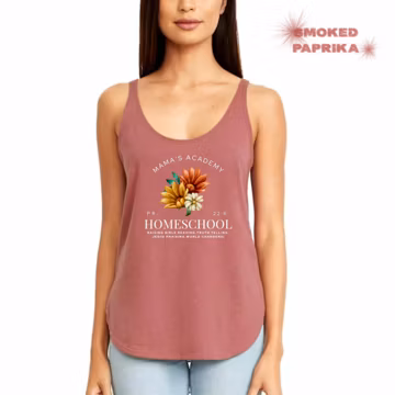 Mama's Academy Homeschool Tank Top, Cute Mother's Day Top, Homeschool Moms Top, Mom's Academy Top, Gift For Women, Cute Gift For Teacher