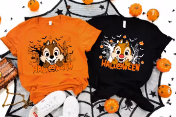Chip and Dale Halloween Shirt: Disneyland Couple T-Shirt
