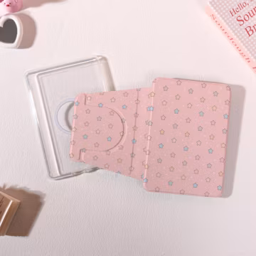 Pastel Star Detachable Magnetic Kindle Case,360-Degree Rotating & Detachable Kindle Case,Kindle Paperwhite 10/11/12th Cover,Custom