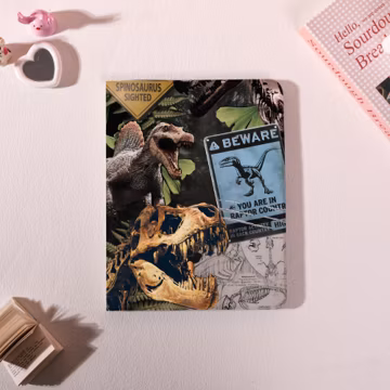 Prehistoric Dinosaur iPad Case with Auto Wake for iPad Pro 2025 13" 11",iPad Air 7/6/5th,iPad 7/8/9th Mini 8.3" 7.9" Cover,Personalized