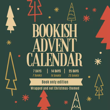BOOKS ONLY Advent Calendar 2025 | Christmas Gift Box | Book Lover Gift Box | Book Blind Date | Booktok Merch Mystery Box Self Care Gift Box