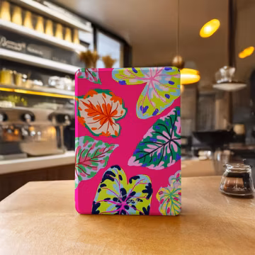Colored Leaves Kindle Case For Paperwhite 12th 7"/11th 6.8"/10th 6", Kindle 2024 Colorsoft, Kobo Clara Case with Hand Strap,Book Lovers Gift