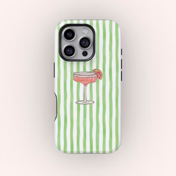 Cocktail Stripes Phone Case: Italian Style iPhone & Galaxy