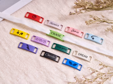 Personalized Shoelace Tags,Custom Lace Tips Tag,Shoe Name Plate,Personalised Shoe Tag,Running Shoe Tags,Men's Birthday Gifts,Race Gift