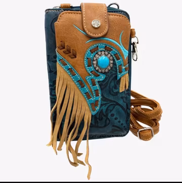 Cow Print Western Wallet Purse