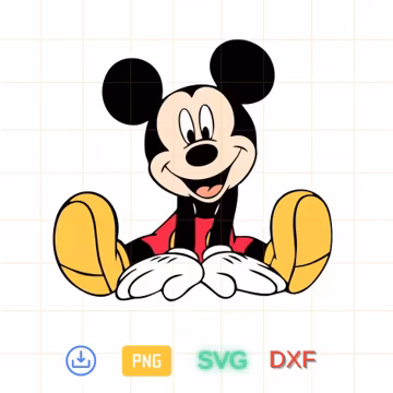 Mickey mouse svg, Mickey svg, mouse svg, layered, instant download, cut file design, shirt design, birthday tshirt svg, eps, png, dxf,