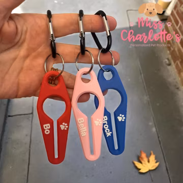 Personalized Dog Poop Bag Holder, 3D Printed Waste Carrier