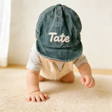 Personalized Name Baby Hat, Custom Sun Hat with Name, Embroidered Toddler Beach Cap, Baby Summer Hat, Gift for Kids, Baby Shower Gift