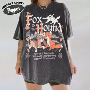 Comfort Color Disney The Fox and the Hound Shirt, Best Friends Disney shirt, Disneyland BFF Matching, Copper And Todd Always Be Friends Tee