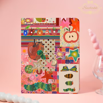 Hungry Caterpillar New Case For iPadA16 2025,Air7-13" 11",Air5/6/7,Pro 2024/2022/2021,iPad 8/9/10,Mini5/6/7,Book&Flip Case With Pen Slot