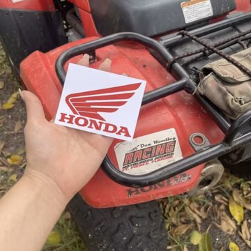 Honda Decal | Motorcycle, Dirt Bike, Car, Toolbox & More | Weatherproof Vinyl | Custom Names Included