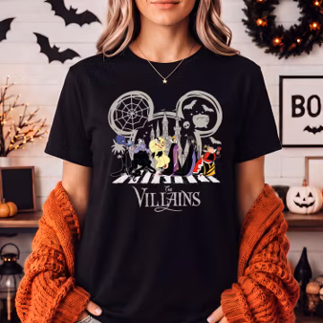 Disney Villains Halloween Shirt, Magical Castle Villains Matching T-shirt, Spooky Maleficent Ursula Hades Tee, Disneyland Halloween 2026 Tee