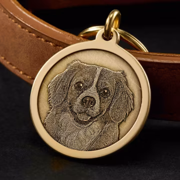 Personalized Dog Portrait Keychain, Dog Memorial Keychain, Dog Loss Gift, Custom Pet Photo Keychain, Pet Remembrance Gift for Dog Owner