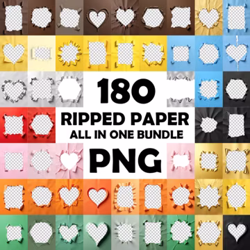Ripped Paper PNG Overlays, Ripped Paper PNG Digital Background, Maternity Digital Backdrops, Studio Photo Overlays, Studio Photography