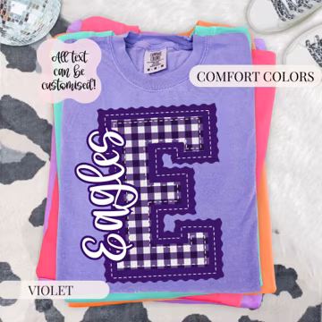 Custom School Mascot Shirt, Comfort Colors®, Adult and Youth Sizing