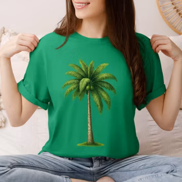 Vintage Palm Tree T-Shirt: Retro Summer Beach Vibes