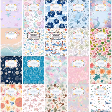 20+Beach Composition Notebook Cover Bundle, Tropical School Notebook Covers, Summer Ocean Journal Templates, Coastal Book Covers