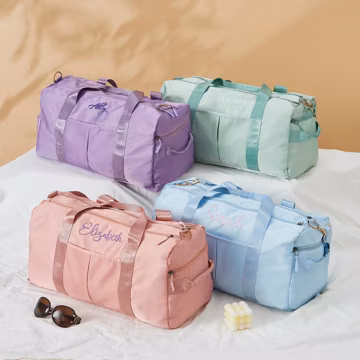 Personalized Sports Duffle Bag: Embroidered Travel Weekender
