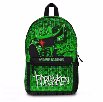 1x1x1x1 Backpack | Coding Gift - Customizable, 1.3lbs School Bag | Roblox, Forsaken