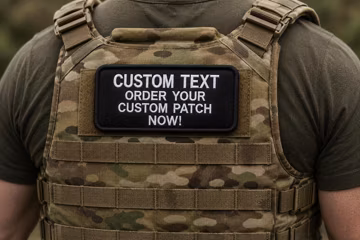 Embroidered name tag – custom-designed name patch | Tactical patch for military jackets – personalized patch for uniforms