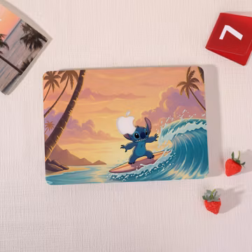 Surfing Tropical Stitch Macbook Air Case |Hard Laptop Case for Macbook Air 11/13/15 Pro 13/14/15/16 Cover |Laptop Sleeve,Gift for Friends