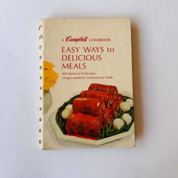 Vintage Campbell's Cookbook – 1967 Hardcover, 465 Recipes