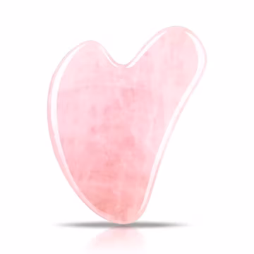 Guasha crystal gua sha rose quartz natural stone body facial massage tool, scraping plate, premium gemstones, skin care tool, green jade