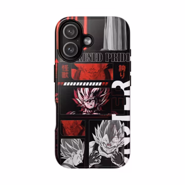 Awakened Pride Anime Case, Gritty Power & Rage for iPhone, Samsung, Google Pixel