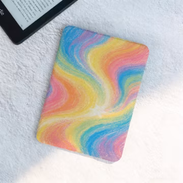 Rainbow Swirl Kindle Case 2024, Kobo case, Colorful Pastel Kindle Paperwhite 11th 6.8" Cover, Custom Kindle 10th/12th Case, Auto Wake Sleep