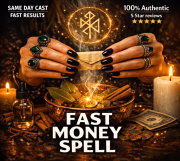 Fast Money Spell Instant Money Manifestation, Increase Income Fast, Wealth Magnet Energy, Money Blockage Removal, Prosperity and Luck Spell,