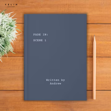 Personalized Screenwriter Journal, Screenplay Notebook, Custom Name Movie Script Planner, Screenwriting Book, Filmmaker Gift, Film Student