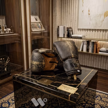 Antique Style Snake Skin Embossed Leather Boxing Gloves - Unique Premium Gold Copper And Onyx Punching Gloves - Gift For Boxers