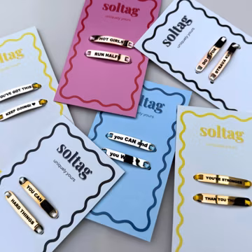 Personalised Metal Shoe Tags