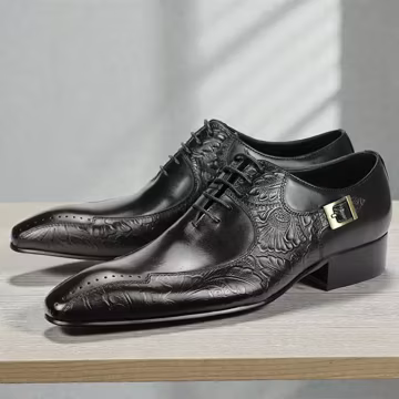 Men’s Luxury Handmade Leather Brogue Shoes – Formal, Business, Casual Dress Shoes
