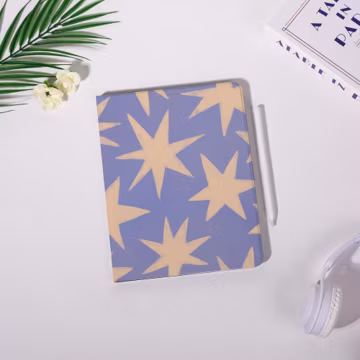 Retro Star Pattern iPad Case,New iPad Pro 2025-11/13 Case,iPad A16 Air 7/6/5th,iPad Mini 7/6/5th Cover,iPad Pro 2024/2022/2020,Custom Case