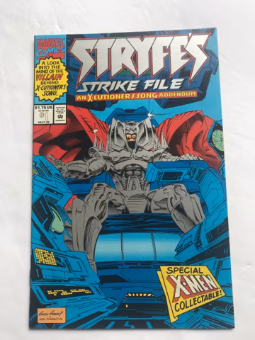 Stryfe Files 1 - Silver Ink Cover (1991, XF/NM, Marvel Comics, Uncanny X-men, Deadpool 3, X-force)
