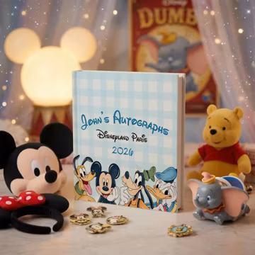 Personalized Mickey and Friends Autograph Book, All Character Autograph Book, Family Trip 2026 Memory Book, Mickey Keepsake
