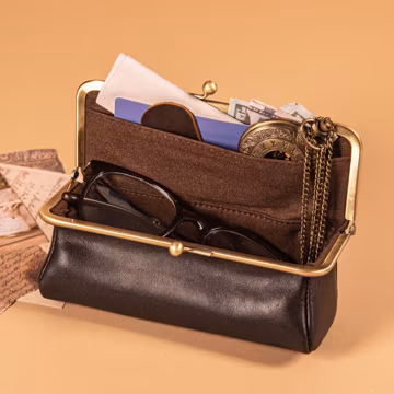 Vintage Genuine Leather Eyeglass Case, Personalized Engraved Sunglasses Holder, Portable Eyeglass Travel Pouch, Custom Glasses Case