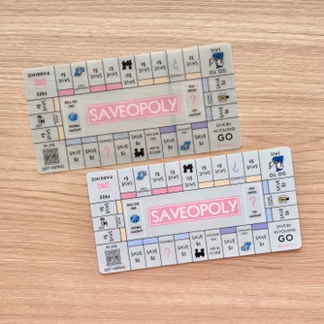 Saveopoly | Saveopoly Savings Challenge Game | Savings Challenge | Monopoly Savings Challenge | Budget Tracker